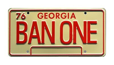 Smokey And The Bandit | 1977 Trans Am | Ban One | Stamped Prop License Plate