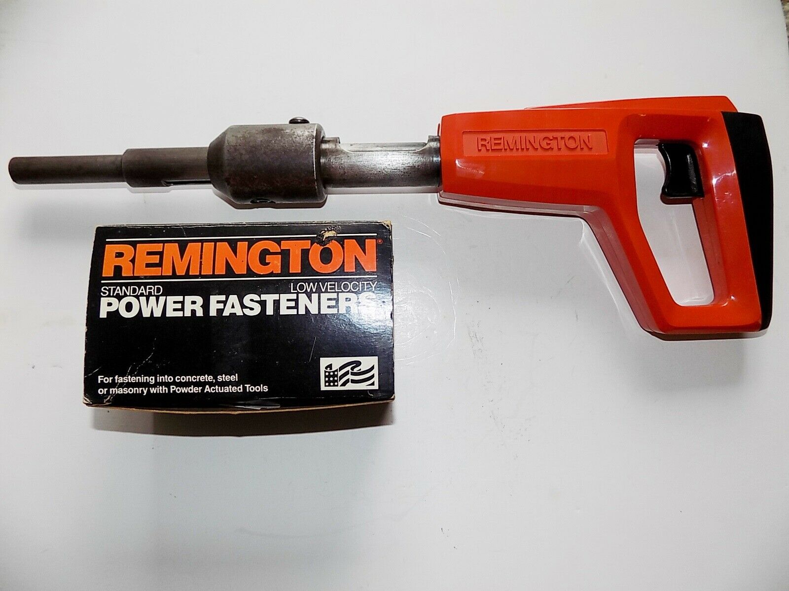 Remington Model 490 Powder Actuated Fastening Tool + Fasteners