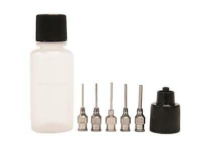 Soft Squeeze Applicator Bottle 5 Metal Tips Henna Glue Jagua Ink Paint Paste Gel