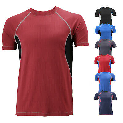 Men's Sport Quick-dry Gym Workout  Running Breathable Cool Performance T-shirt