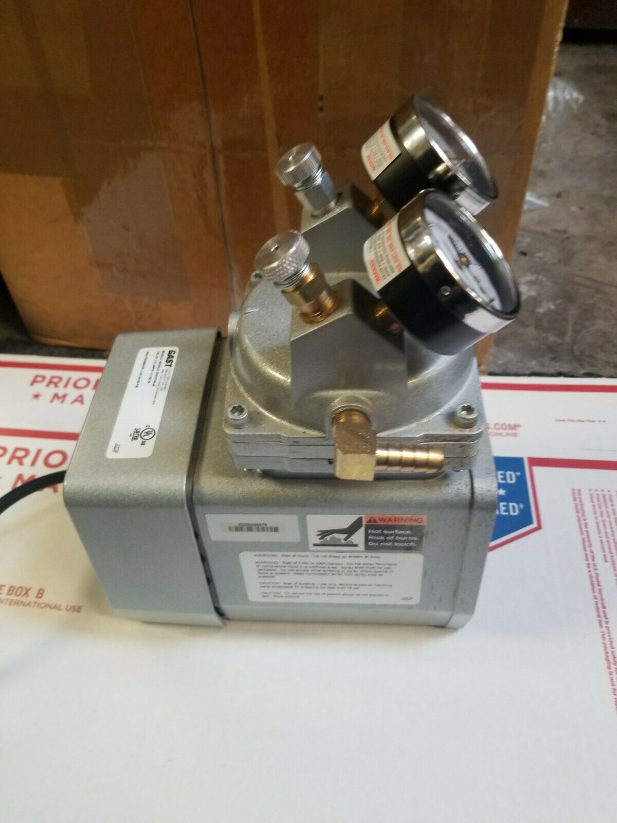 Gast Doa-p704-aa Compressor High Capacity Vacuum Pump