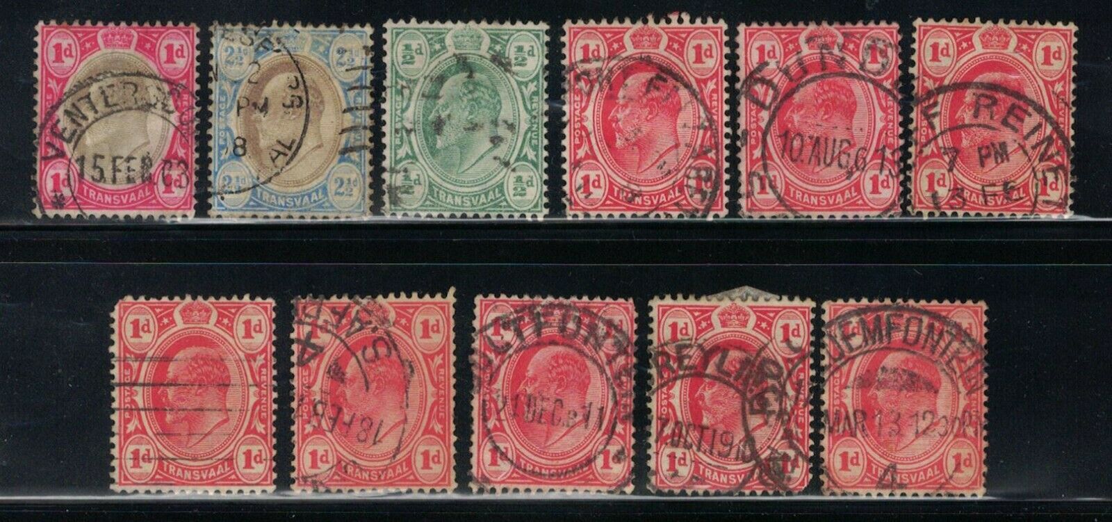 Transvaal - 11 Stamps -  Used