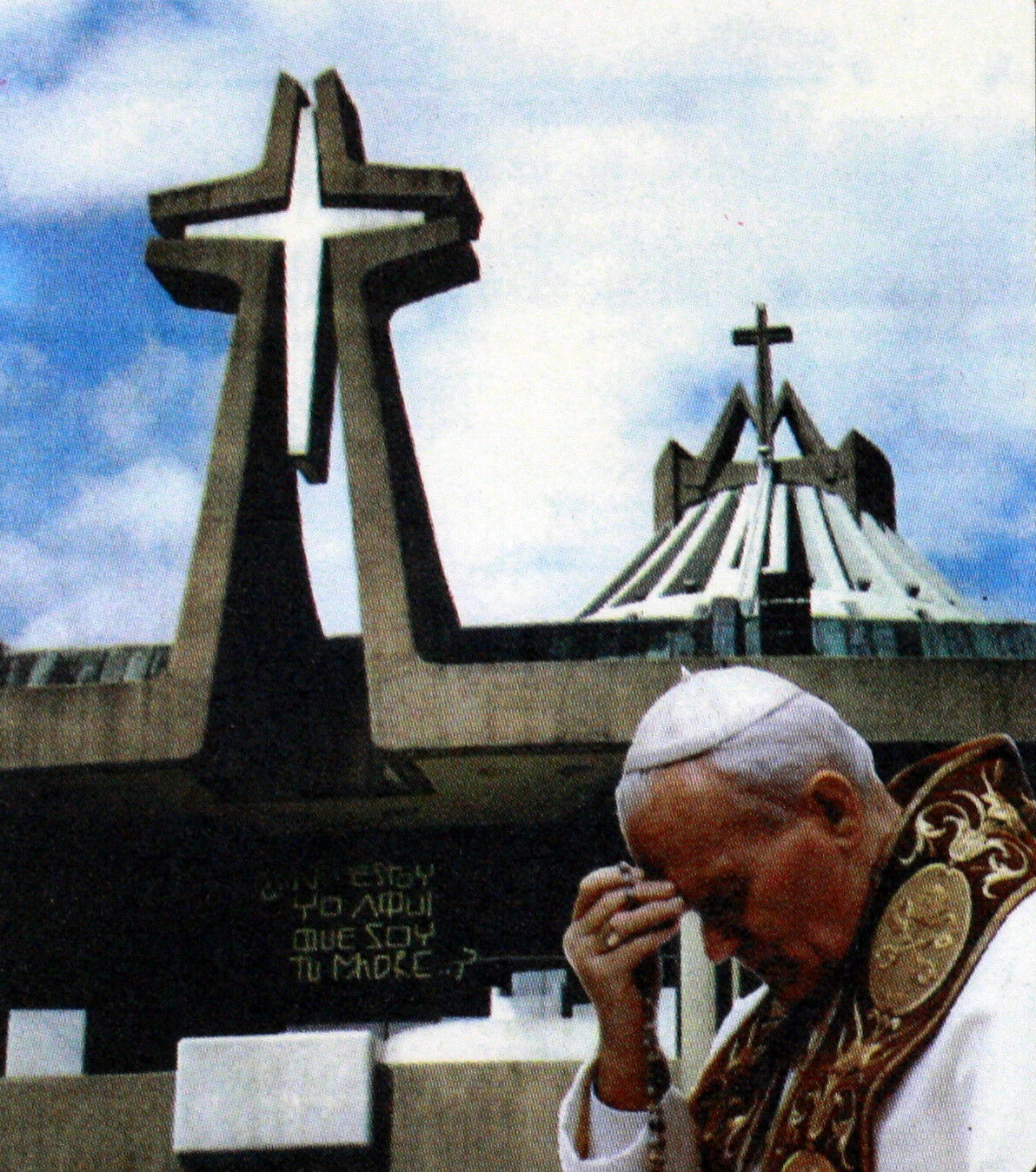 Mexico Trip / Travel Pope John Paul Ii Vatican Envelope Pa91