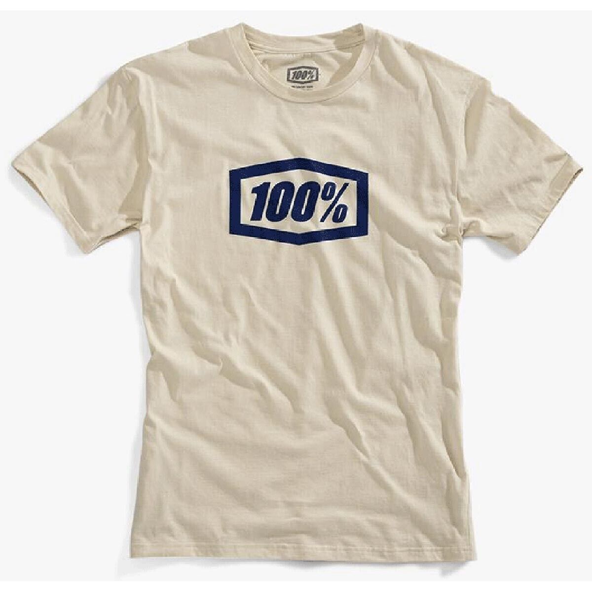 100% Men's Essential T-shirt Steel | Navy Lg