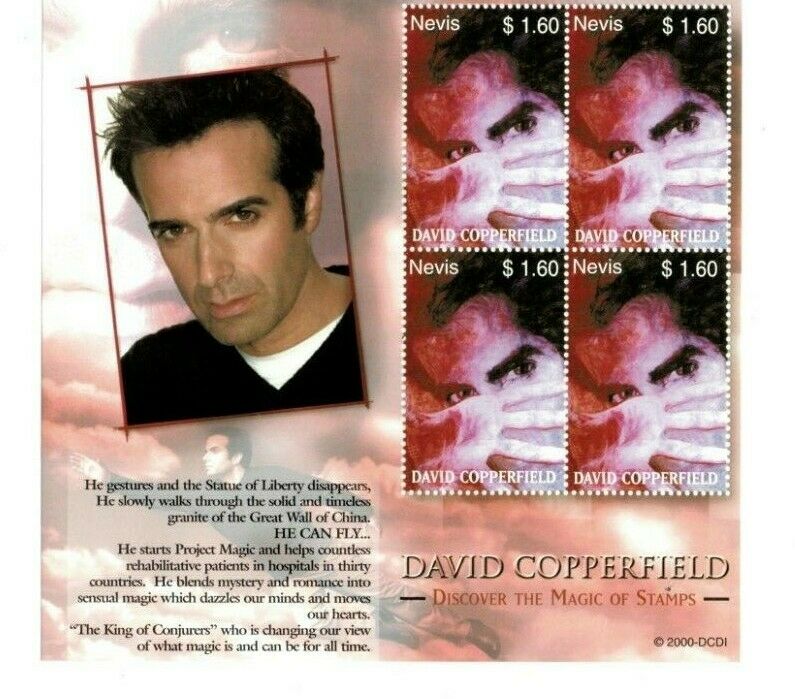 Nevis - 2000 - David Copperfield  - Sheet Of Four   - Mnh