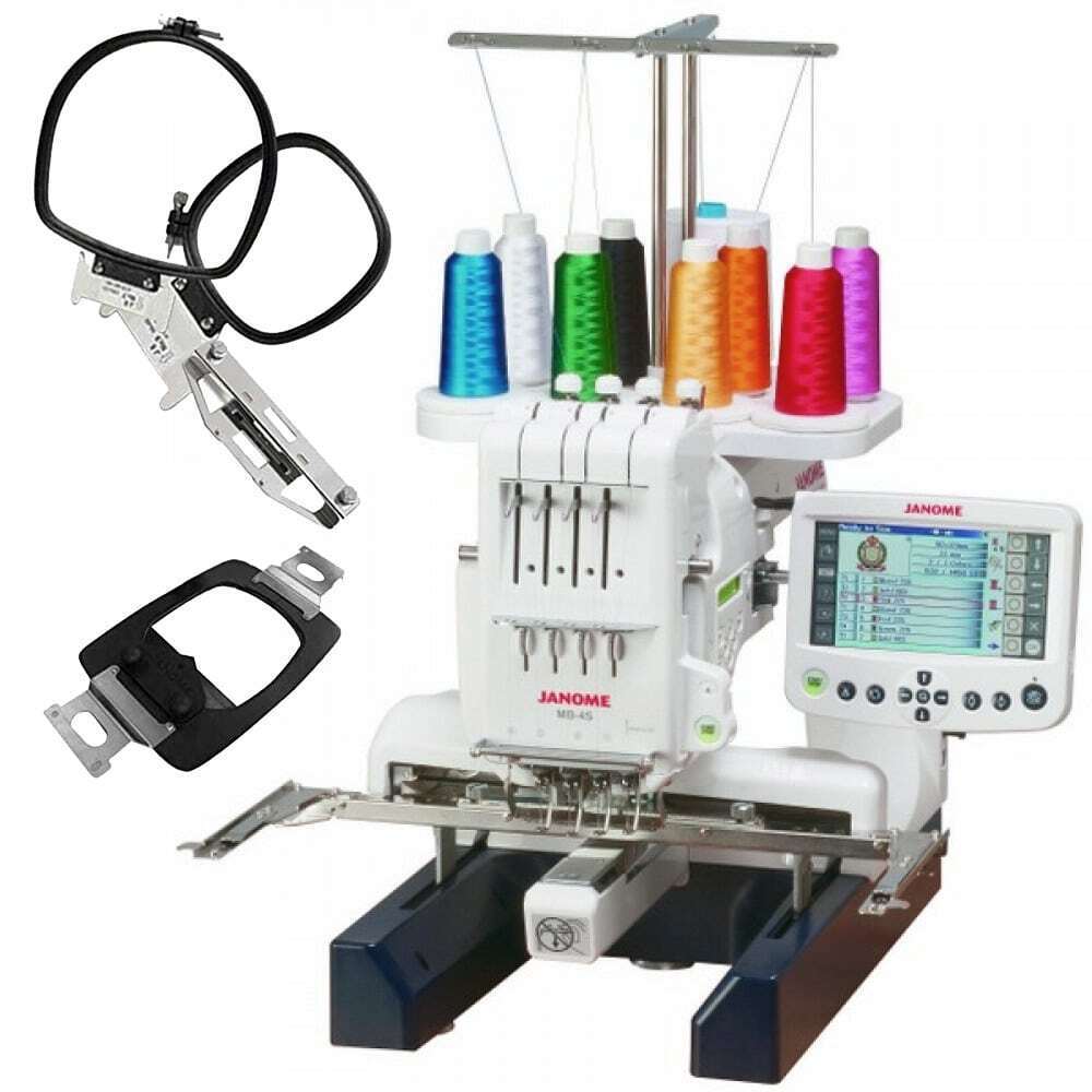 Janome Mb4s Home Use 4-needle Embroidery Machine W/ Free Bonus Package!