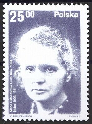 Poland 1987 Mnh, Marie Curie, Nobel In Physic Chemistry